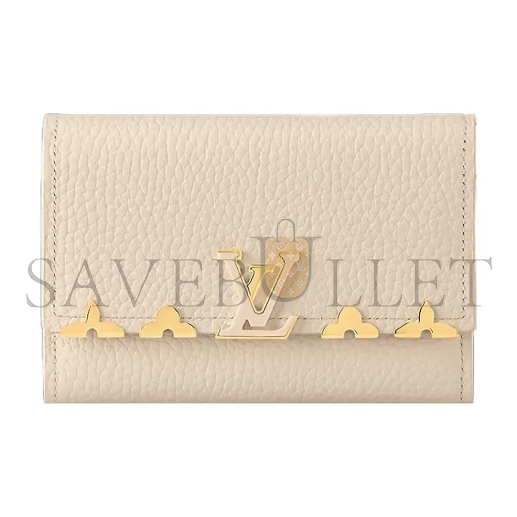 l**is V*t*n capucines compact wallet m82835 (13.5*9.5*3cm)